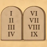 10 commandments in order kjv