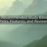 Most Recommended Study Bible: Top Picks, Features, and Reviews