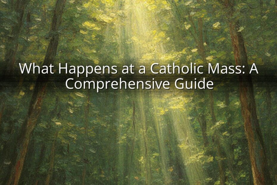 What Happens at a Catholic Mass: A Comprehensive Guide