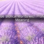 Unique Biblical Words with Profound Meaning