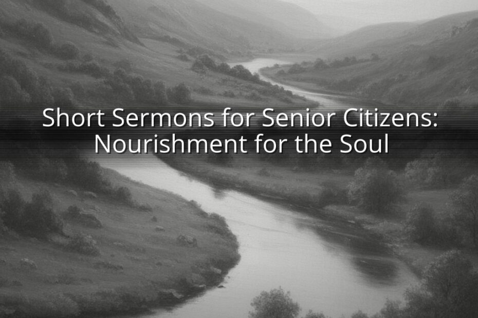 Short Sermons for Senior Citizens: Nourishment for the Soul