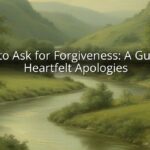 How to Ask for Forgiveness: A Guide to Heartfelt Apologies
