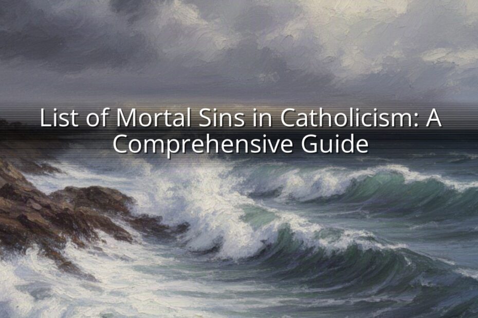 List of Mortal Sins in Catholicism: A Comprehensive Guide
