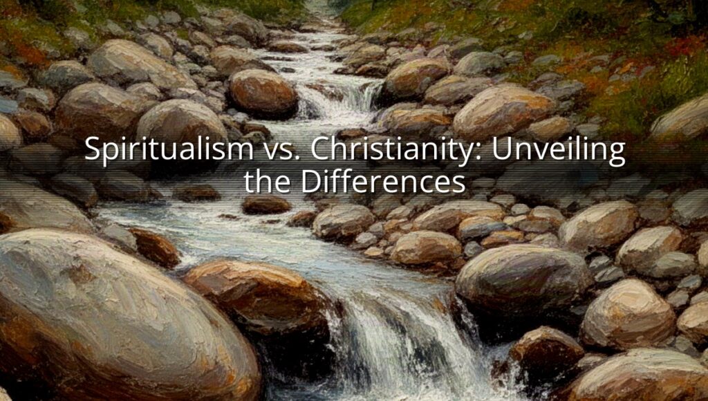 Spiritualism vs. Christianity: Unveiling the Differences