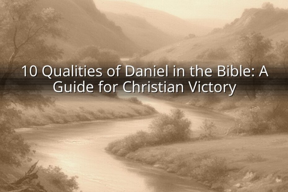 10 Qualities of Daniel in the Bible: A Guide for Christian Victory