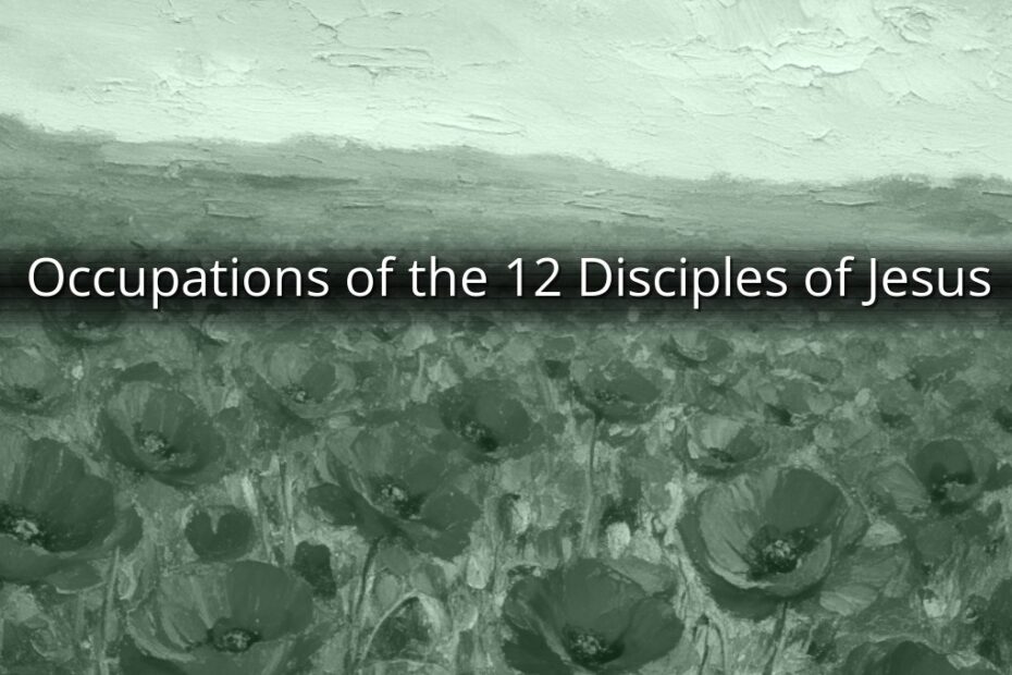 Occupations of the 12 Disciples of Jesus