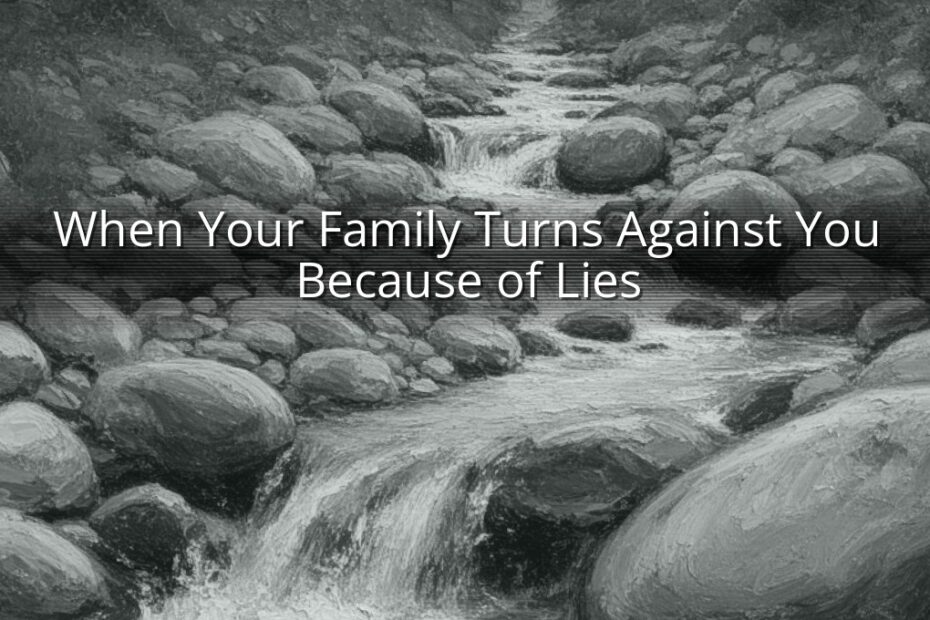 When Your Family Turns Against You Because of Lies