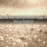 Top 7 Bible Verses to Show Appreciation for a Pastor