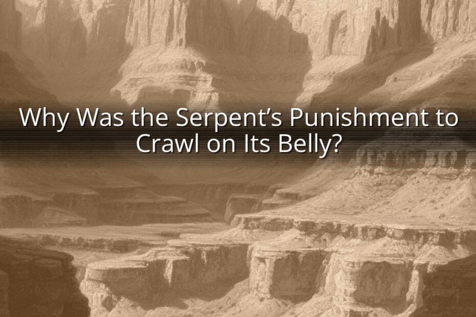 Why Was the Serpent’s Punishment to Crawl on Its Belly?
