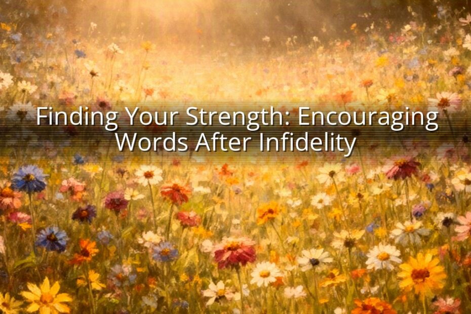 Finding Your Strength: Encouraging Words After Infidelity