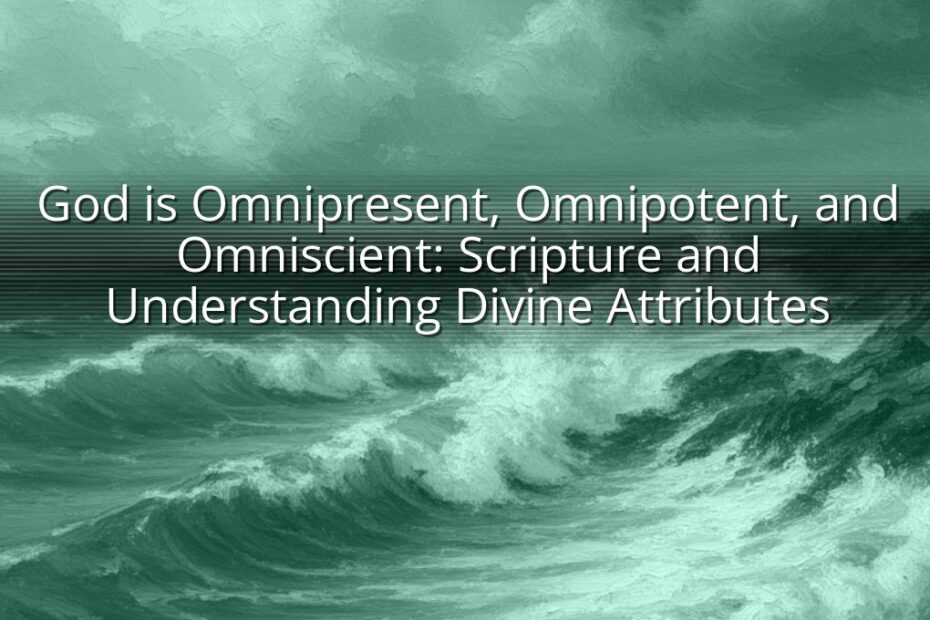 God is Omnipresent, Omnipotent, and Omniscient: Scripture and Understanding Divine Attributes