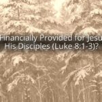 Who Financially Provided for Jesus and His Disciples (Luke 8:1-3)? Who Financially Provided for Jesus and His Disciples (Luke 8:1-3)?
