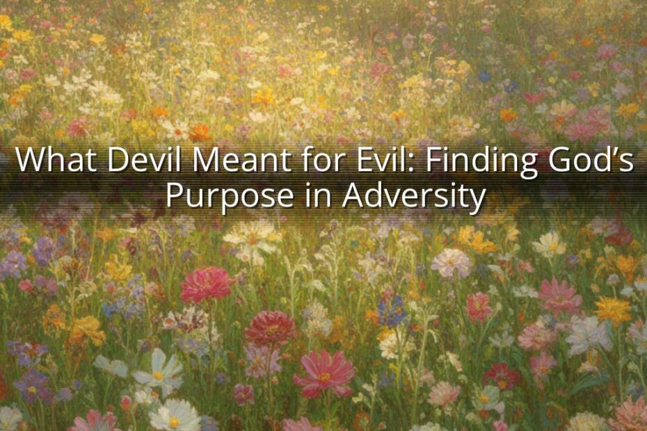 What Devil Meant for Evil: Finding God’s Purpose in Adversity
