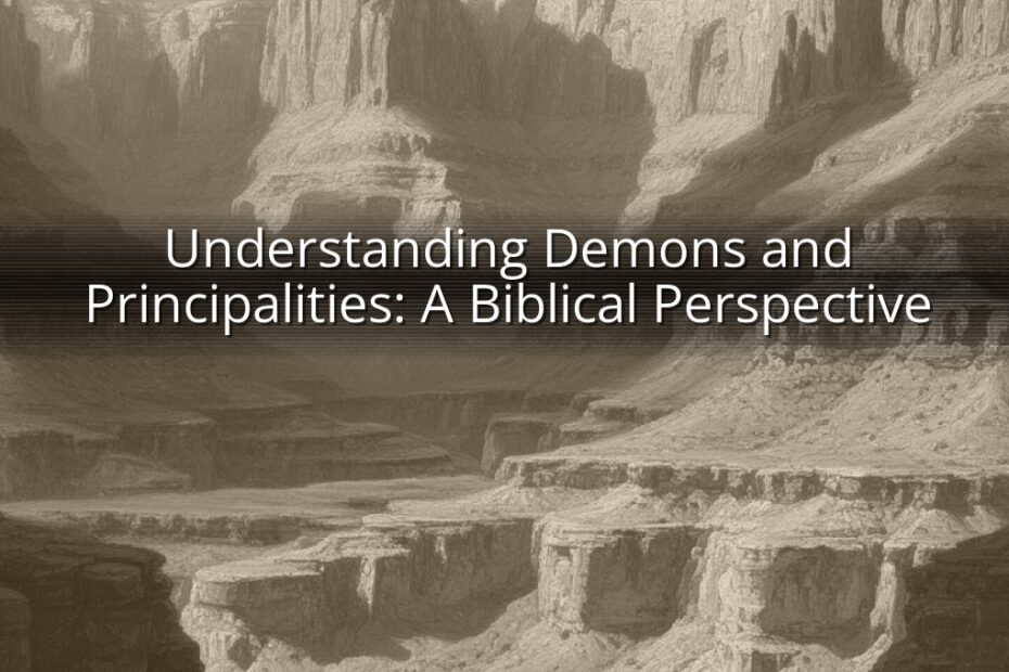 Understanding Demons and Principalities: A Biblical Perspective