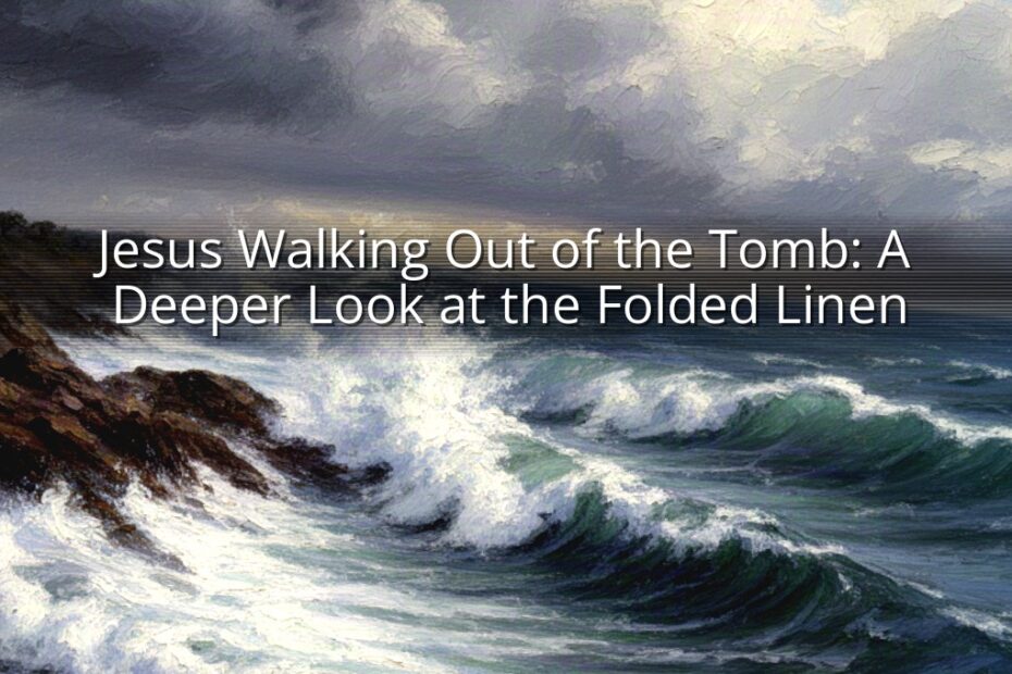 Jesus Walking Out of the Tomb: A Deeper Look at the Folded Linen