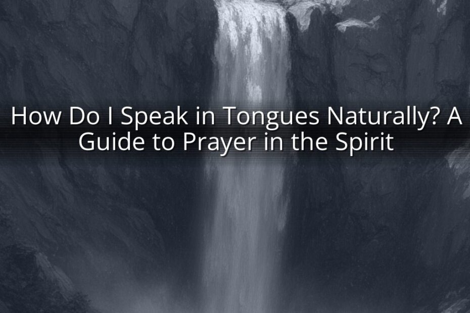 How Do I Speak in Tongues Naturally? A Guide to Prayer in the Spirit