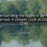 Understanding the Night to Be Much Observed: A Deeper Look at Exodus 12:42