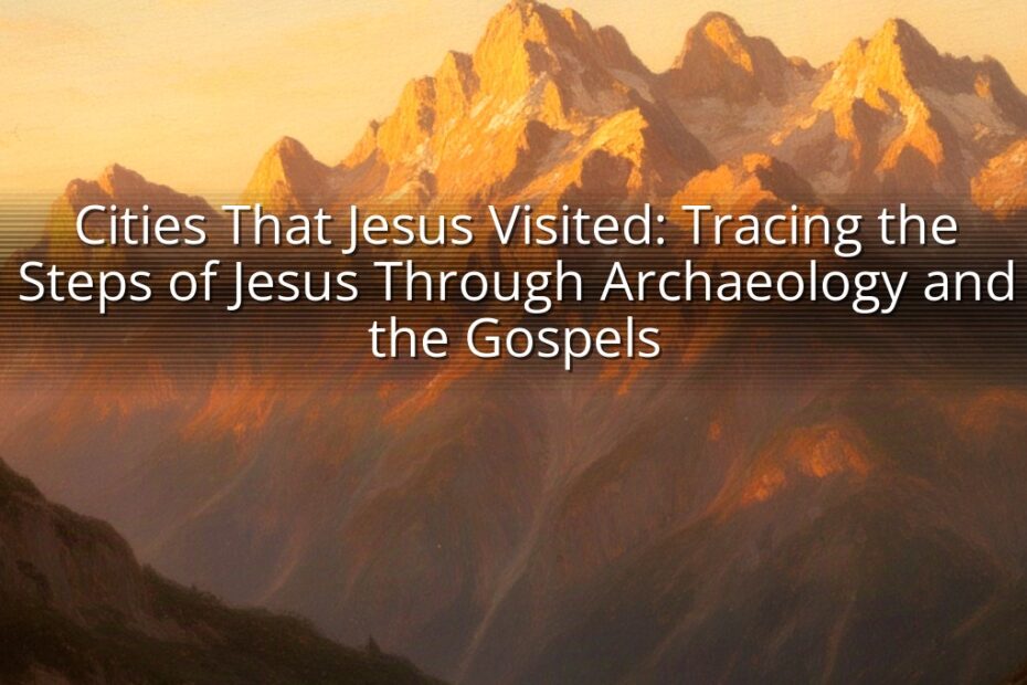Cities That Jesus Visited: Tracing the Steps of Jesus Through Archaeology and the Gospels