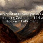 The Mount of Olives Split in Two: Understanding Zechariah 14:4 and Its Historical Fulfillment
