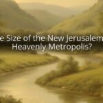 The Size of the New Jerusalem: A Heavenly Metropolis?