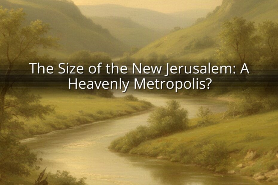 The Size of the New Jerusalem: A Heavenly Metropolis?
