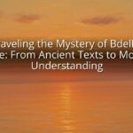 Unraveling the Mystery of Bdellium Stone: From Ancient Texts to Modern Understanding