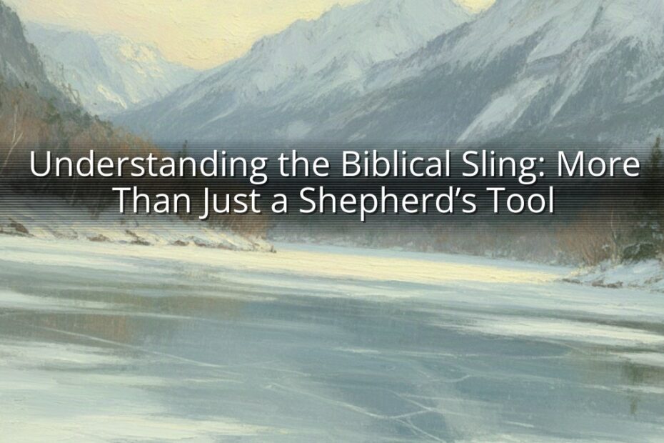 Understanding the Biblical Sling: More Than Just a Shepherd’s Tool
