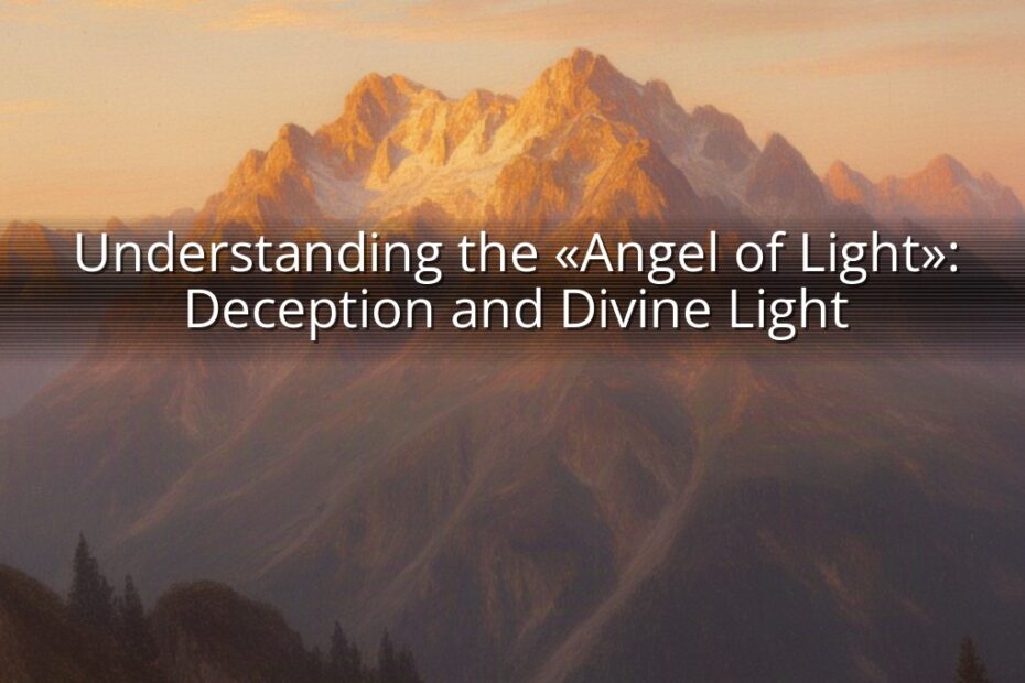 Understanding the «Angel of Light»: Deception and Divine Light
