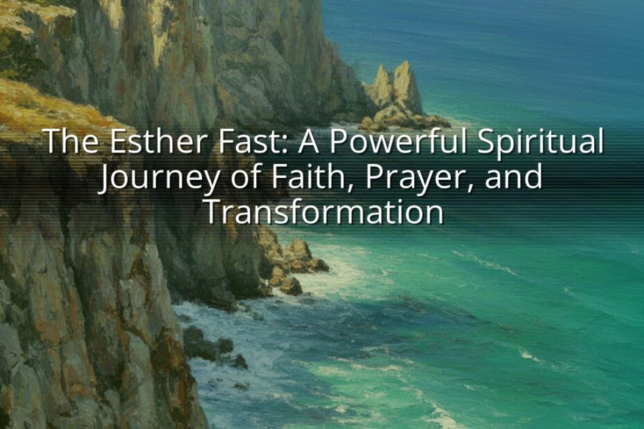 The Esther Fast: A Powerful Spiritual Journey of Faith, Prayer, and Transformation
