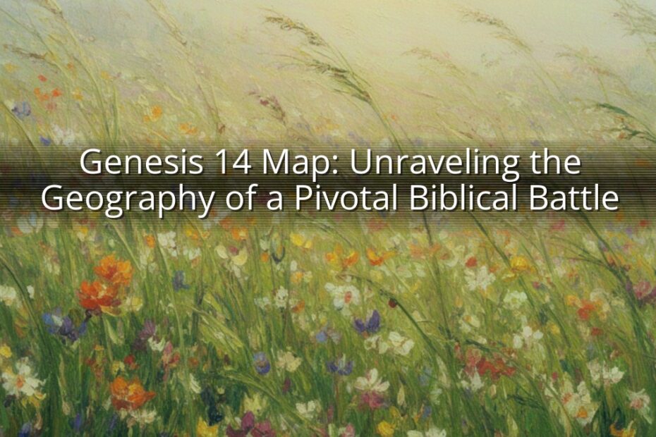 Genesis 14 Map: Unraveling the Geography of a Pivotal Biblical Battle
