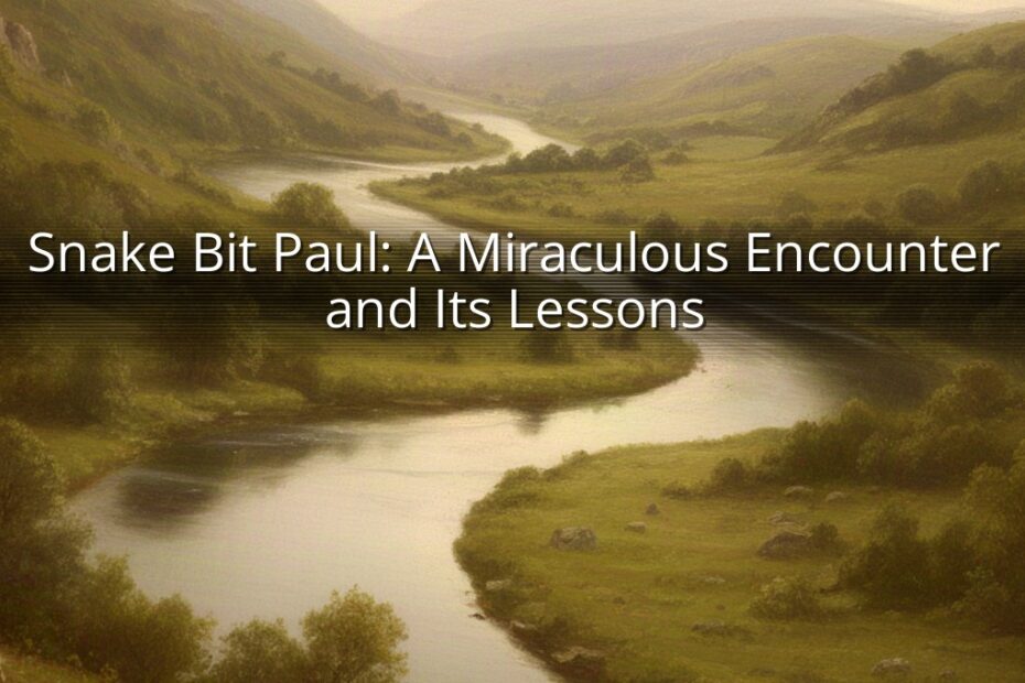Snake Bit Paul: A Miraculous Encounter and Its Lessons