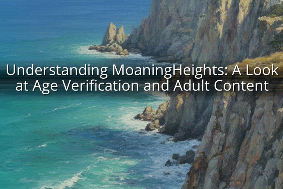 Understanding MoaningHeights: A Look at Age Verification and Adult Content