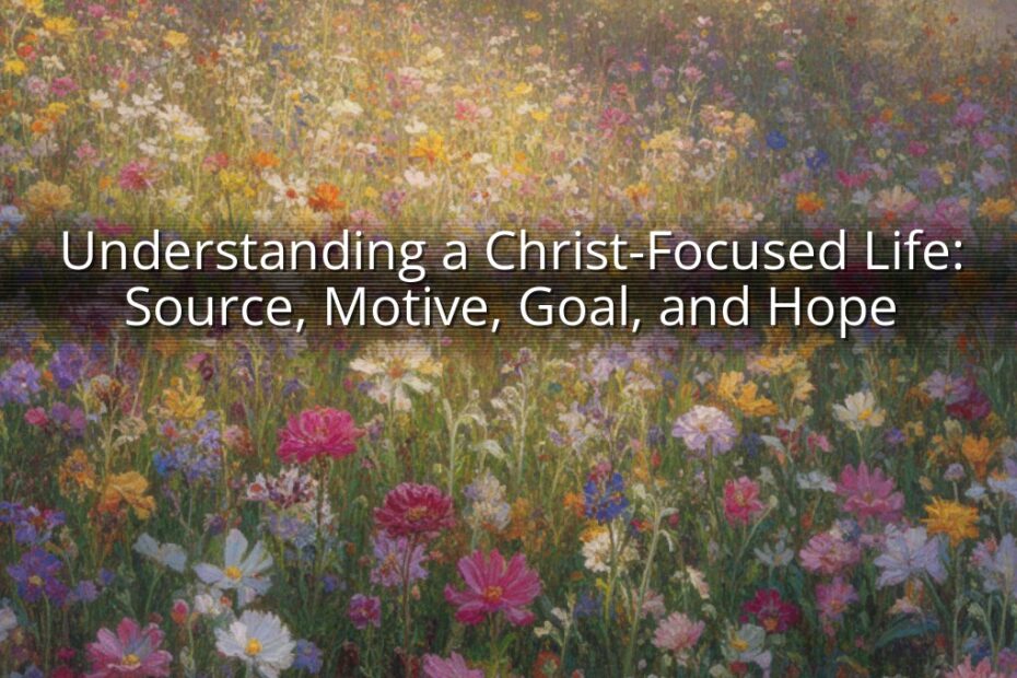 Understanding a Christ-Focused Life: Source, Motive, Goal, and Hope