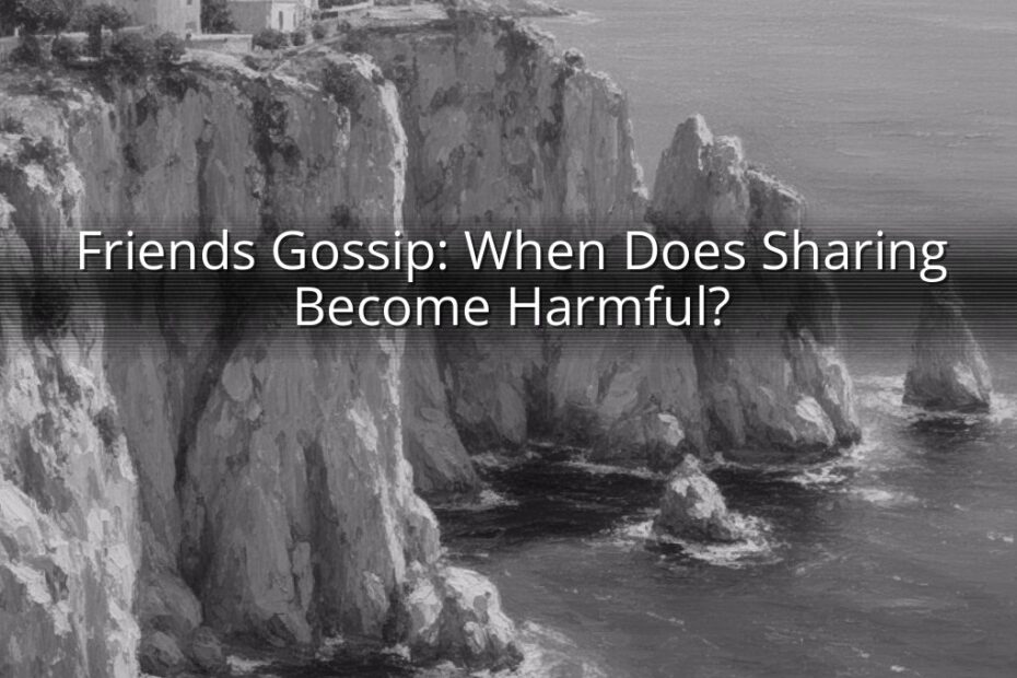 Friends Gossip: When Does Sharing Become Harmful?