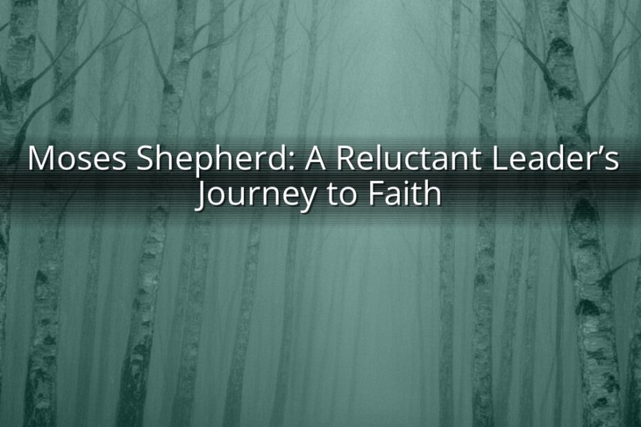 Moses Shepherd: A Reluctant Leader’s Journey to Faith