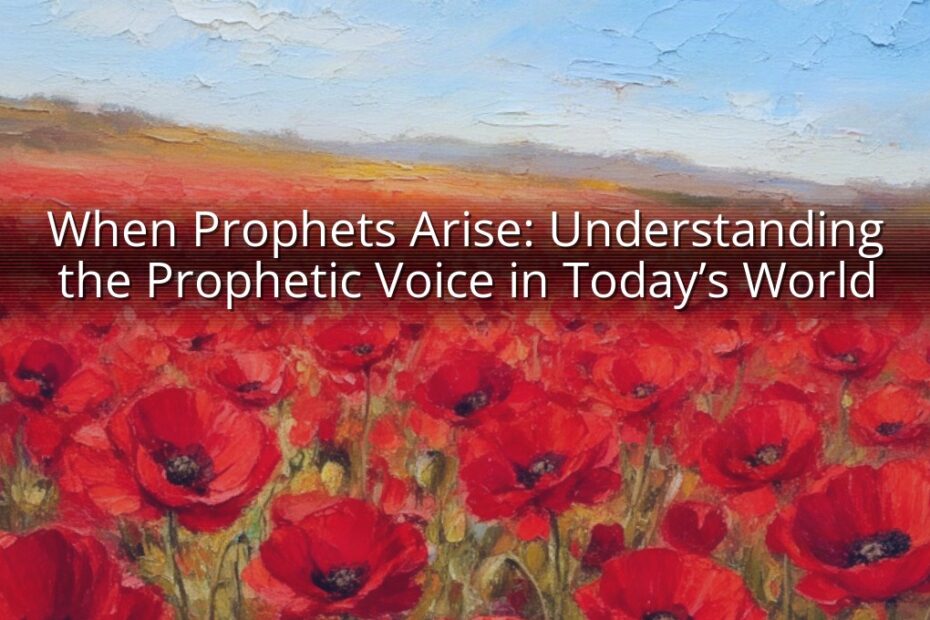 When Prophets Arise: Understanding the Prophetic Voice in Today’s World