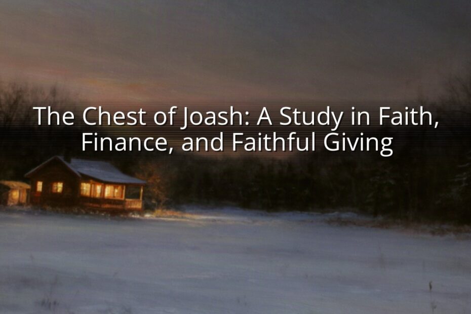 The Chest of Joash: A Study in Faith, Finance, and Faithful Giving