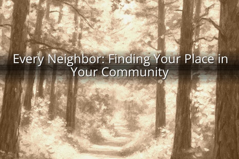 Every Neighbor: Finding Your Place in Your Community
