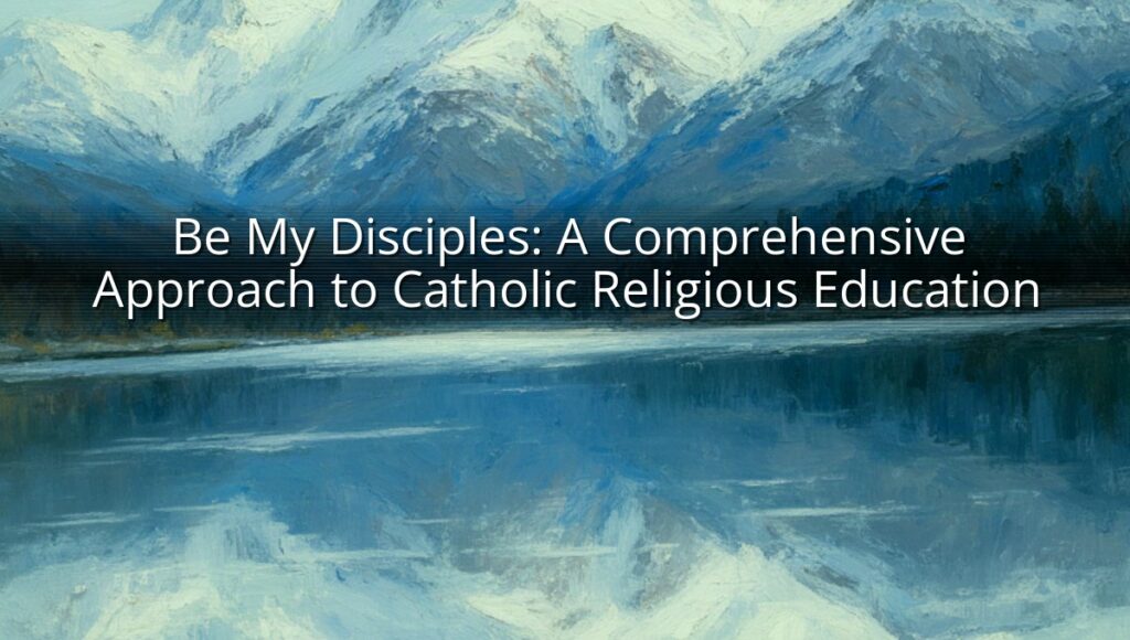 Be My Disciples: A Comprehensive Approach to Catholic Religious Education