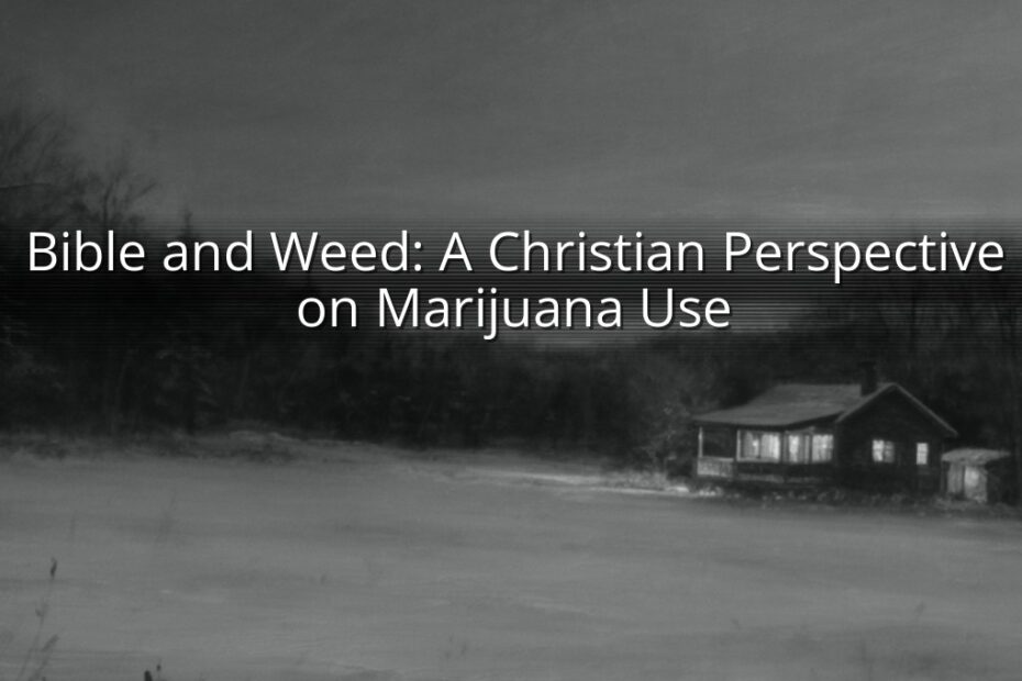 Bible and Weed: A Christian Perspective on Marijuana Use