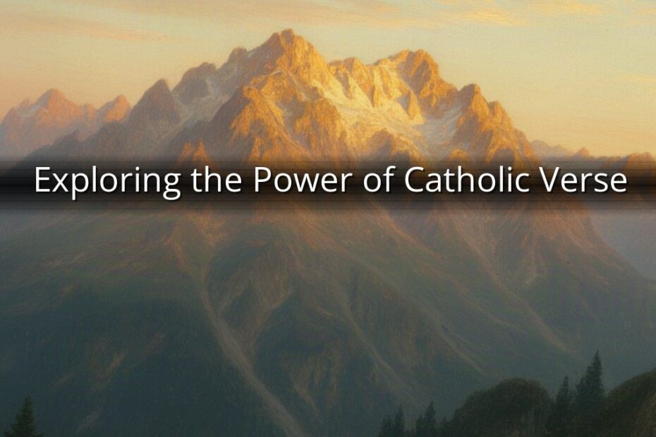 Exploring the Power of Catholic Verse
