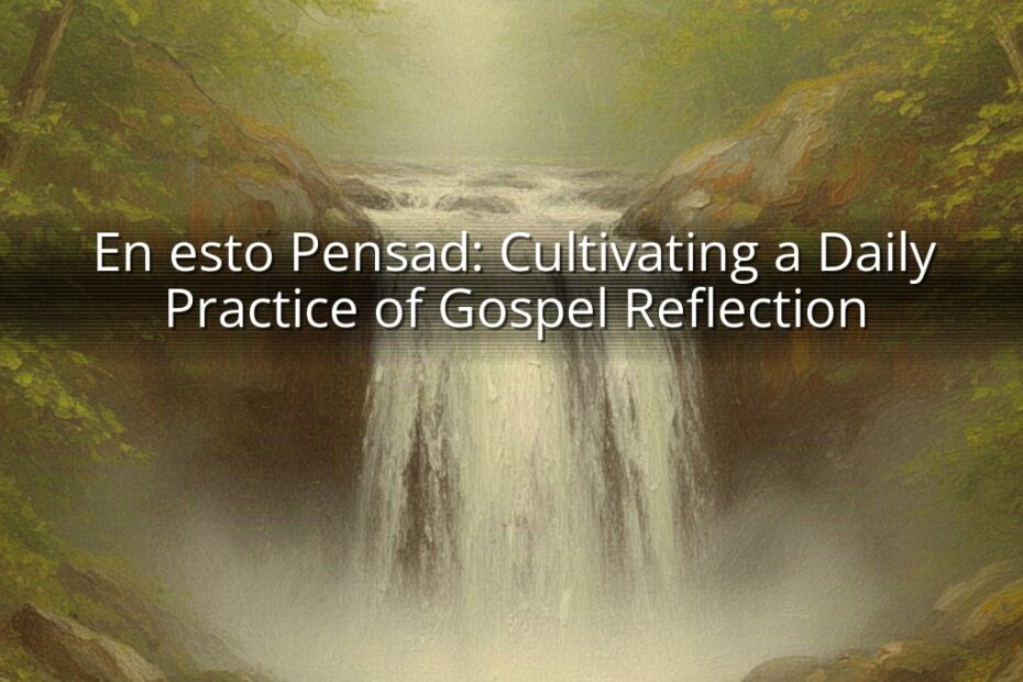 En esto Pensad: Cultivating a Daily Practice of Gospel Reflection