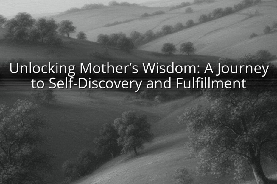 Unlocking Mother’s Wisdom: A Journey to Self-Discovery and Fulfillment