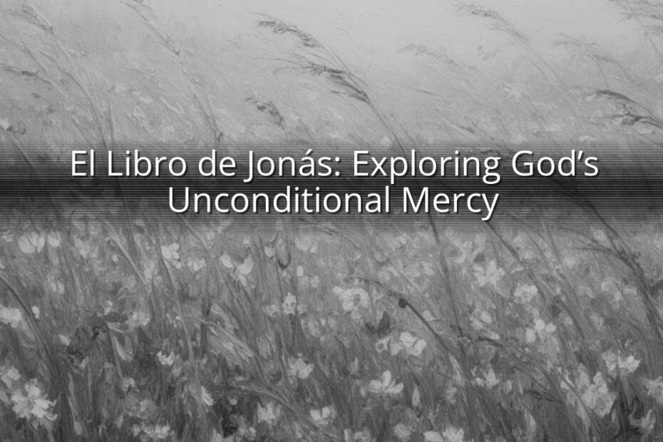 El Libro de Jonás: Exploring God’s Unconditional Mercy