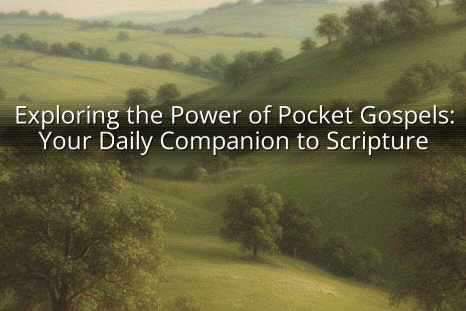 Exploring the Power of Pocket Gospels: Your Daily Companion to Scripture