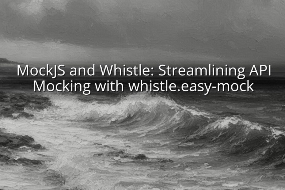 MockJS and Whistle: Streamlining API Mocking with whistle.easy-mock