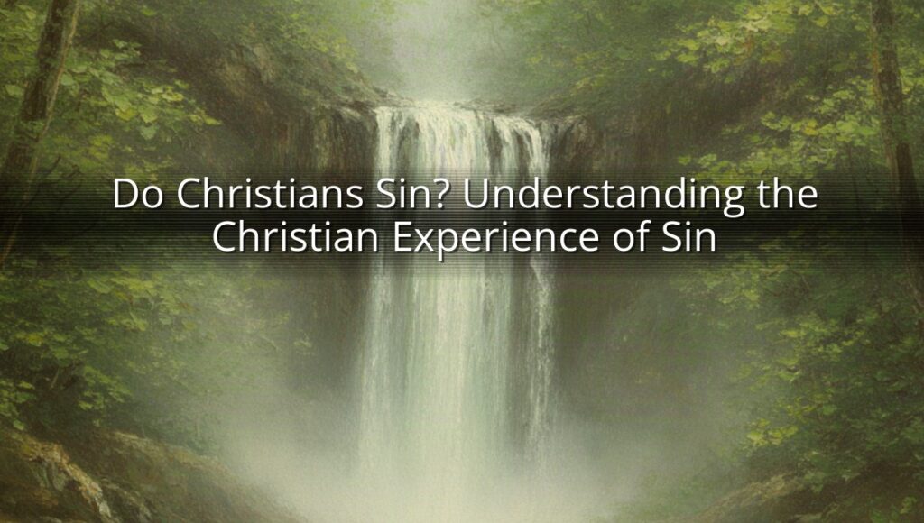 Do Christians Sin? Understanding the Christian Experience of Sin