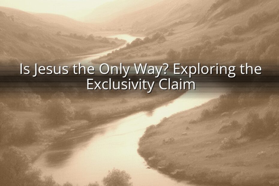 Is Jesus the Only Way? Exploring the Exclusivity Claim