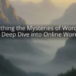 Unearthing the Mysteries of Words with REA: A Deep Dive into Online Word Tools