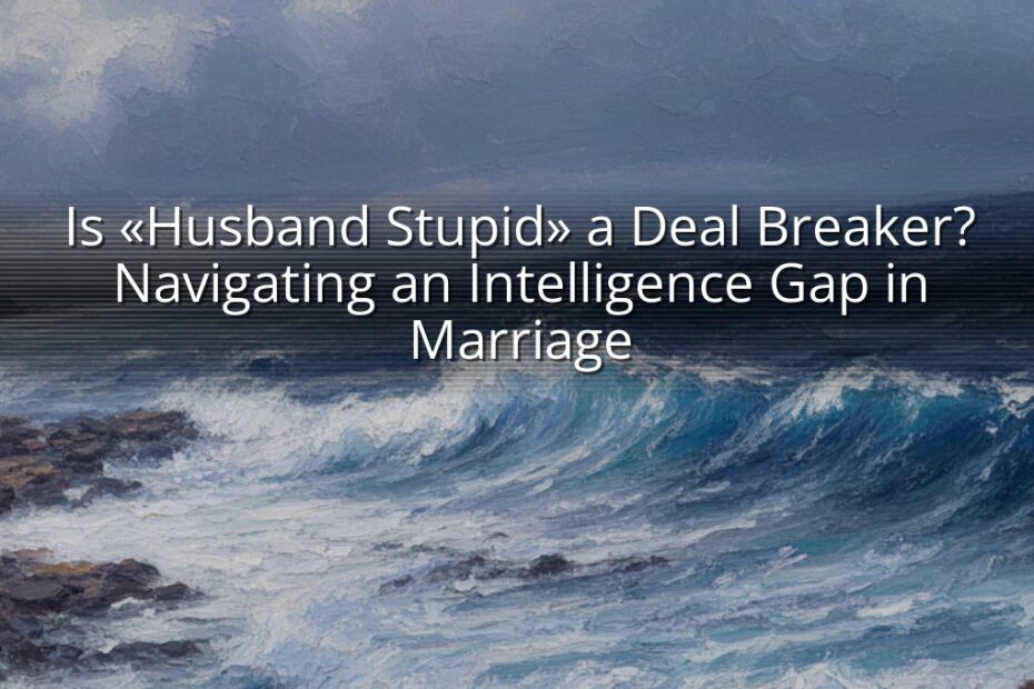 Is «Husband Stupid» a Deal Breaker? Navigating an Intelligence Gap in Marriage